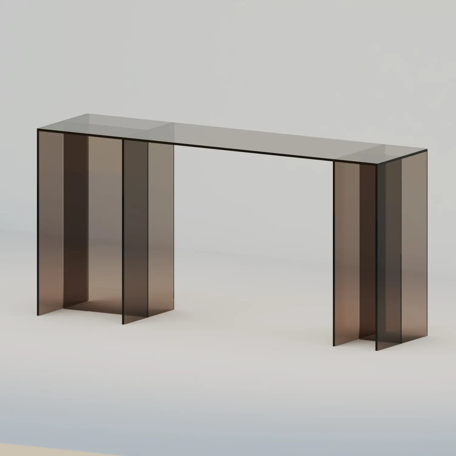 Stoa — consola de vidrio laminado Pernia